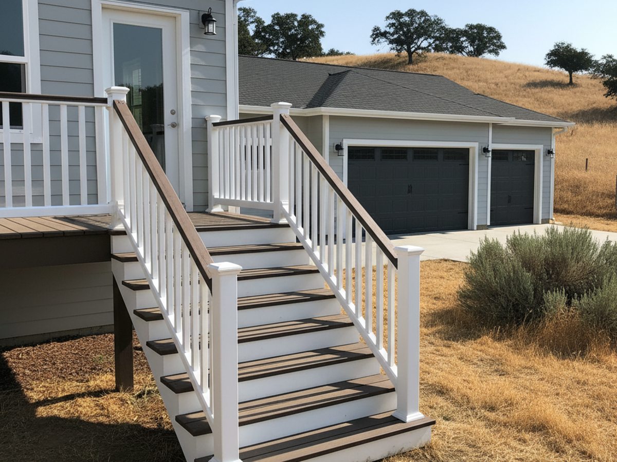 Composite Decking Installation completed by Midway Deck Co in Los Banos, CA