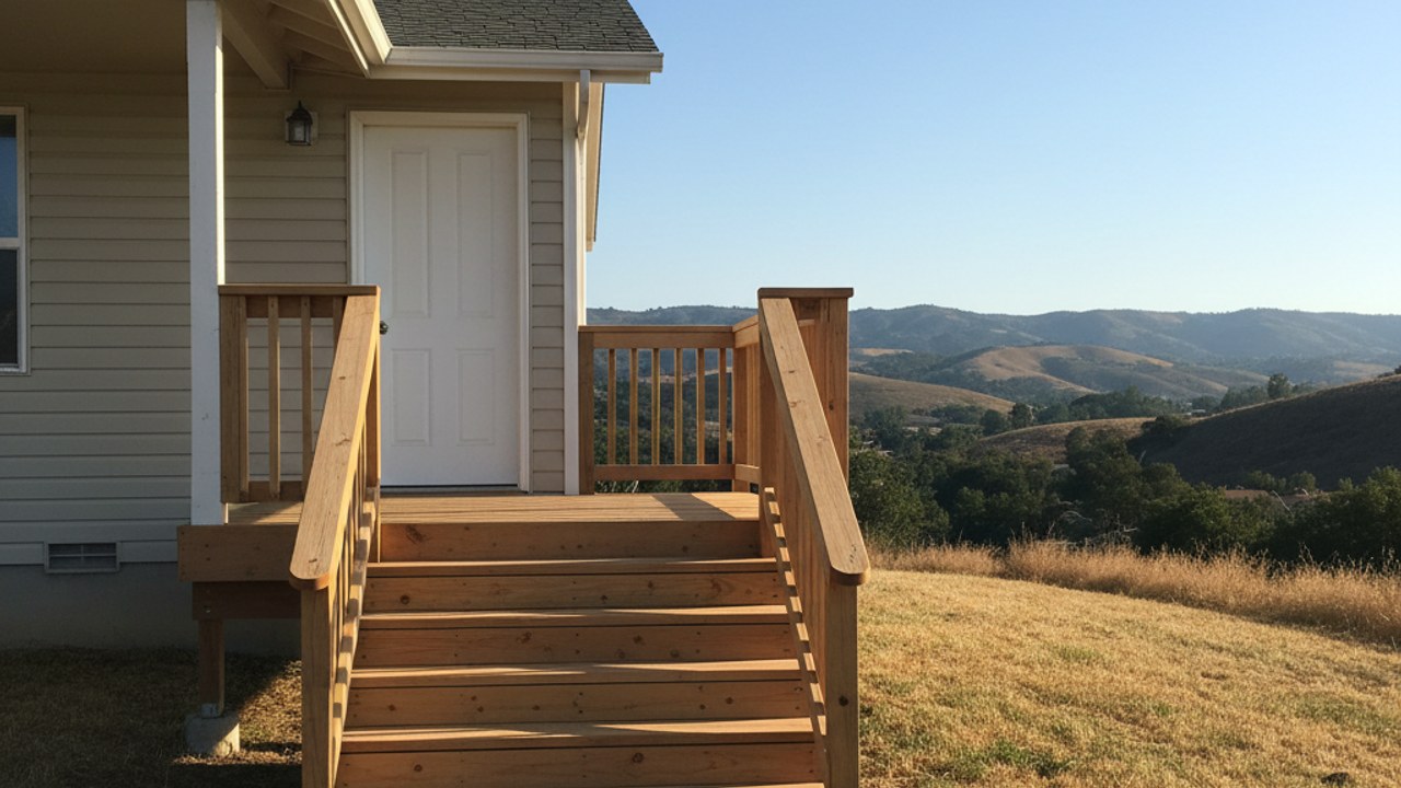 Deck Board Replacement completed by Midway Deck Co in Sanger, CA