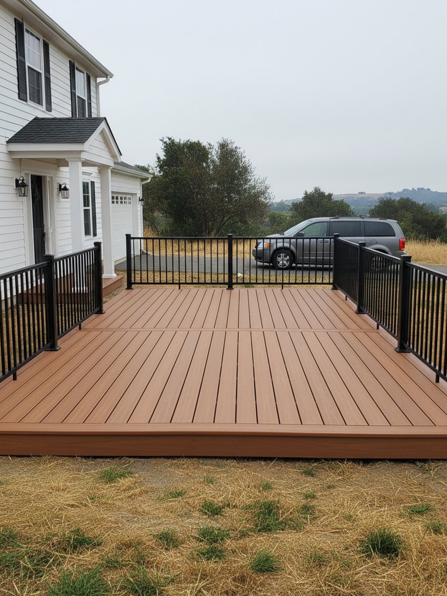 Deck Repair completed by Midway Deck Co in Madera, CA