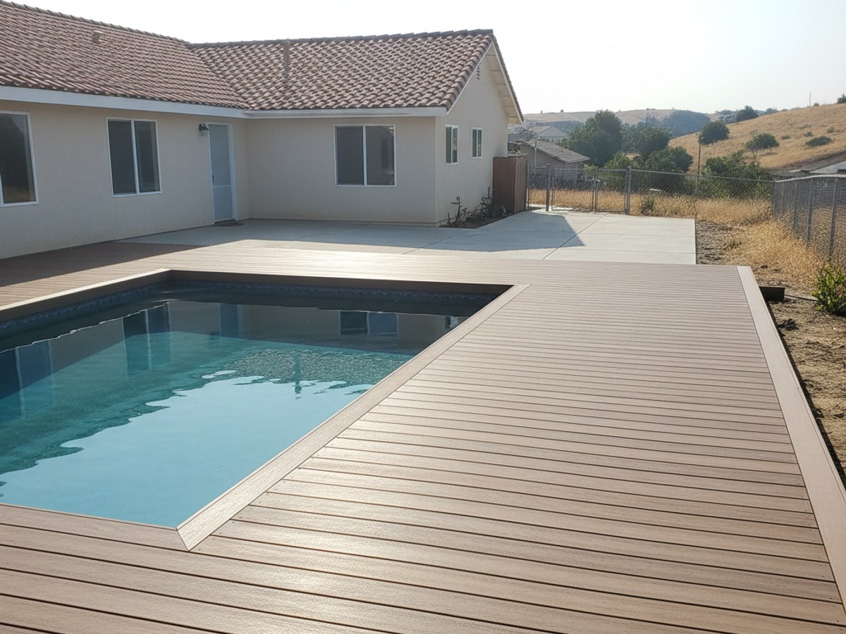 Multi-Level Deck Construction completed by Midway Deck Co in Kerman, CA